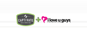 Captivate + I Love U Guys logos
