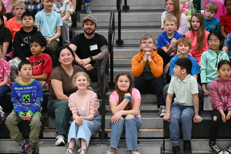 Behind the scenes of our Rockford School Song production