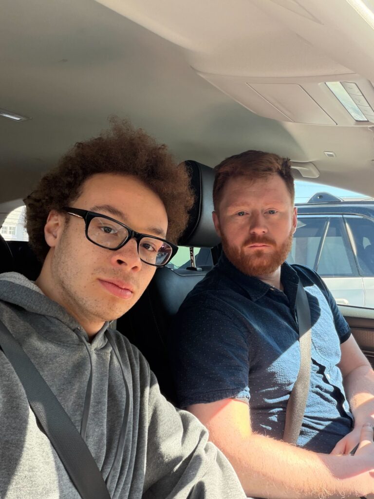 Tyson and Caleb on a roadtrip to Maryland for NASSP